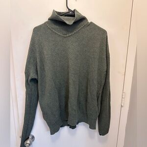 Green Lululemon Turtleneck Sweater